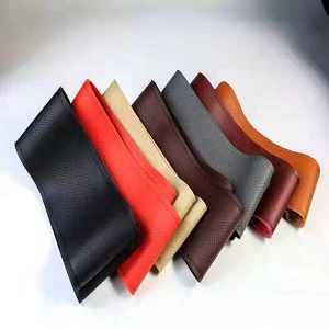روکش چرم دور فرمان زرشکی